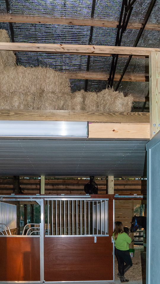 Barn loft storage